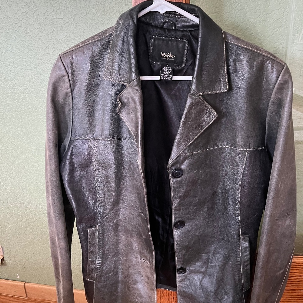 Vintage Mossimo genuine leatherJacket